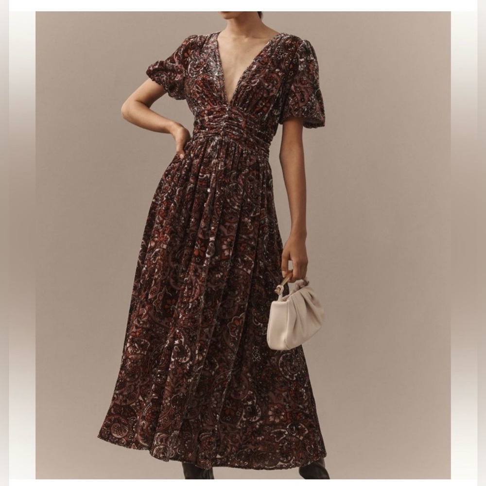 NWT The Katerina Button-Front Dress:
Velvet Edition Sz 18 W ~ Color: PINK COMBO
